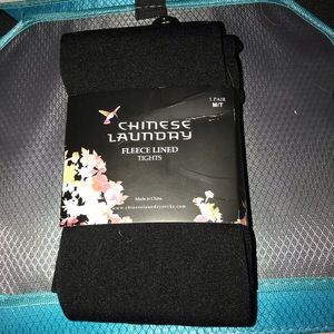 Chinese Laundry  Fleece Lined Tights